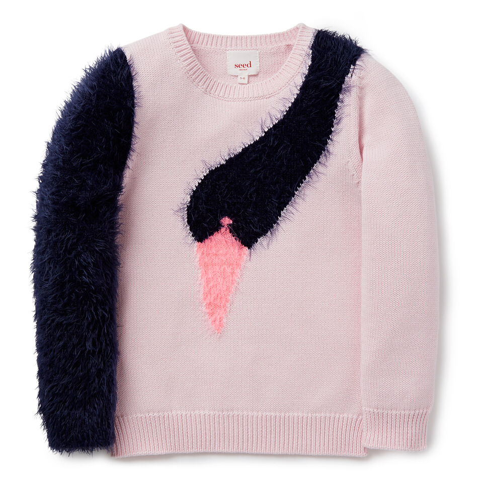 Fluffy Swan Sweater  