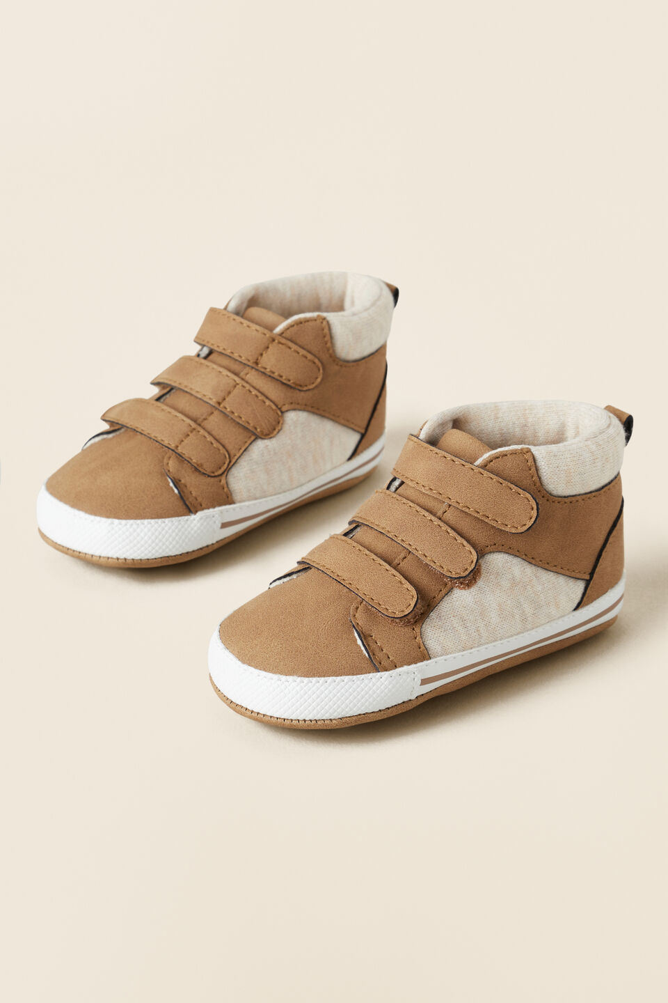 Colourblock Tab Hightop  Caramel