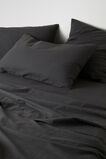 Alba Double Fitted Sheet  Charcoal  hi-res