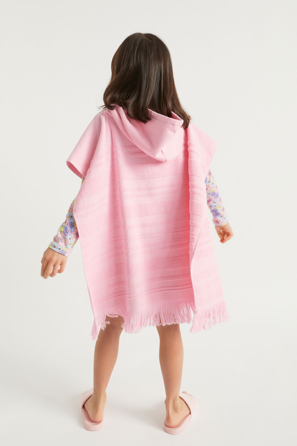 Heritage Terry Poncho  Candy Pink