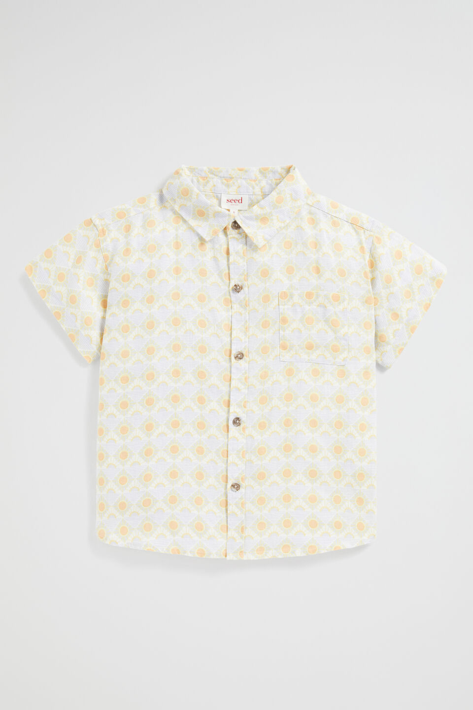 Boxy Linen Shirt  Multi