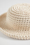 Crochet Rope Bucket Hat  Natural  hi-res