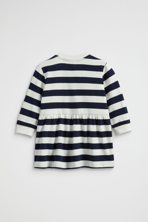 Core Logo Dress  Midnight Stripe  hi-res