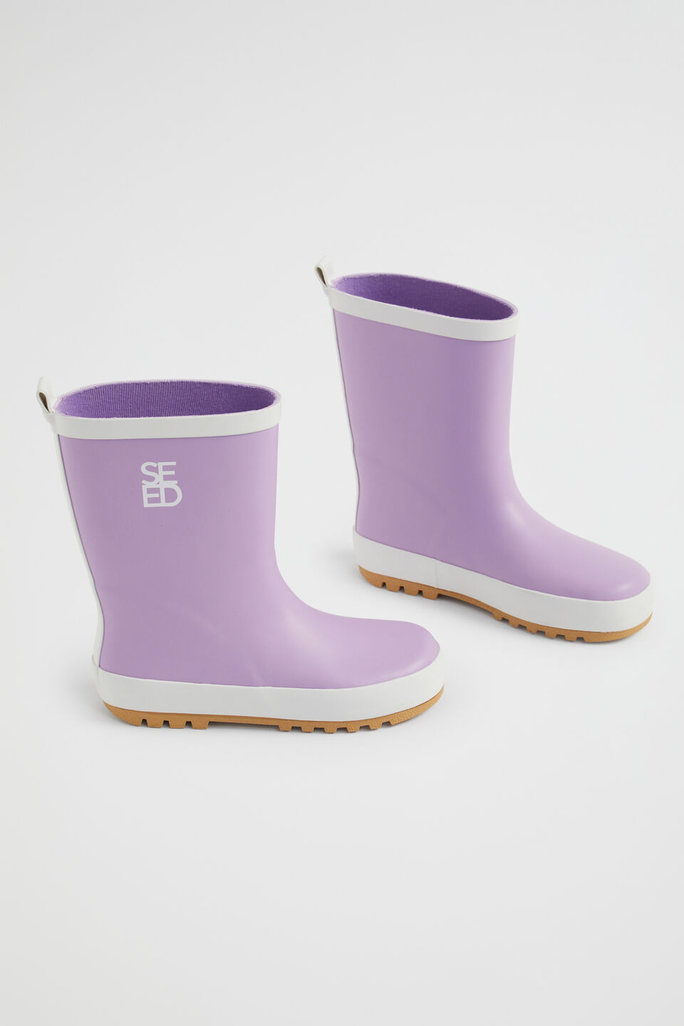 Seed Logo Rubber Gumboot  Lilac