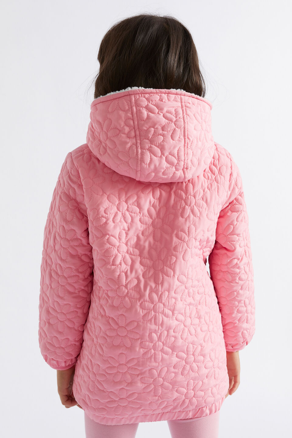Daisy Quilted Anorak  Camelia