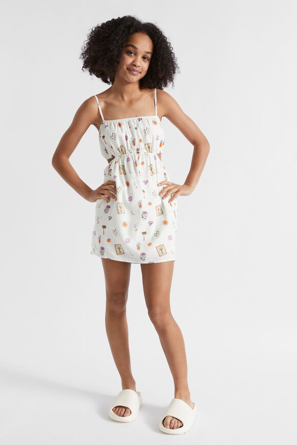 Soleil Dress  White  hi-res