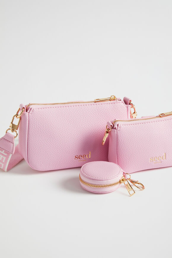 Hybrid Cross Body Bag  Soft Pink  hi-res