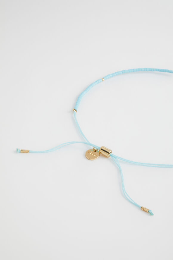 Pearl Bead Bracelet  Shimmer Blue  hi-res