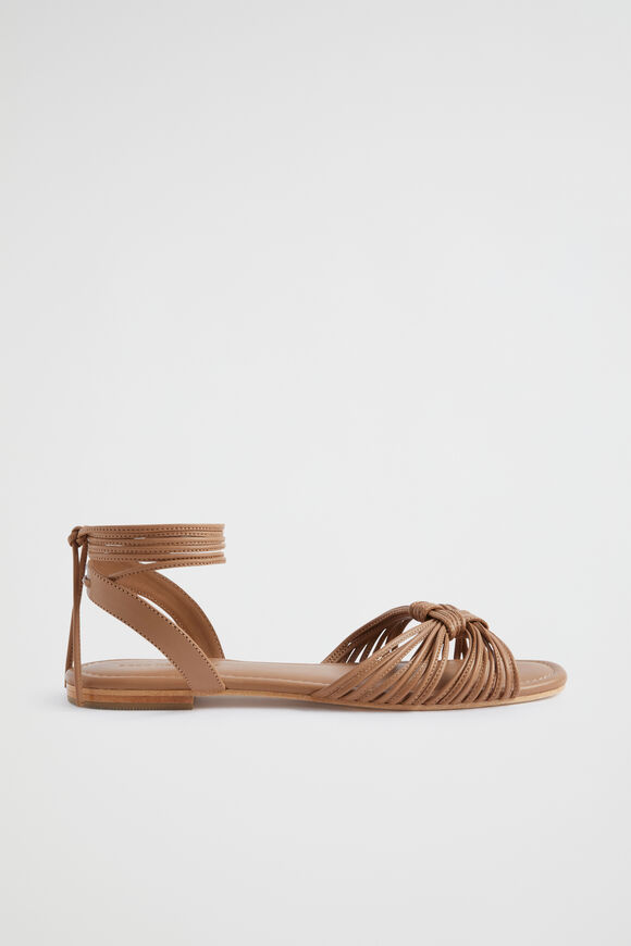 Evie Flat Sandal  Caramel  hi-res