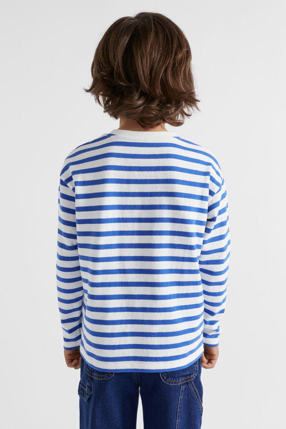 Core Rugby Pocket Tee  Cobalt Stripe  hi-res