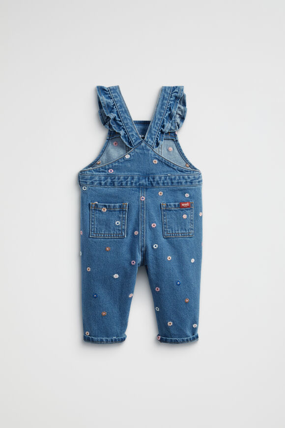 Floral Denim Overall  Classic Blue  hi-res