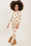 Marle Bunny Long Sleeve Pyjamas  Oat Marle  hi-res