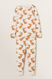 Marle Bunny Long Sleeve Pyjamas  Oat Marle  hi-res