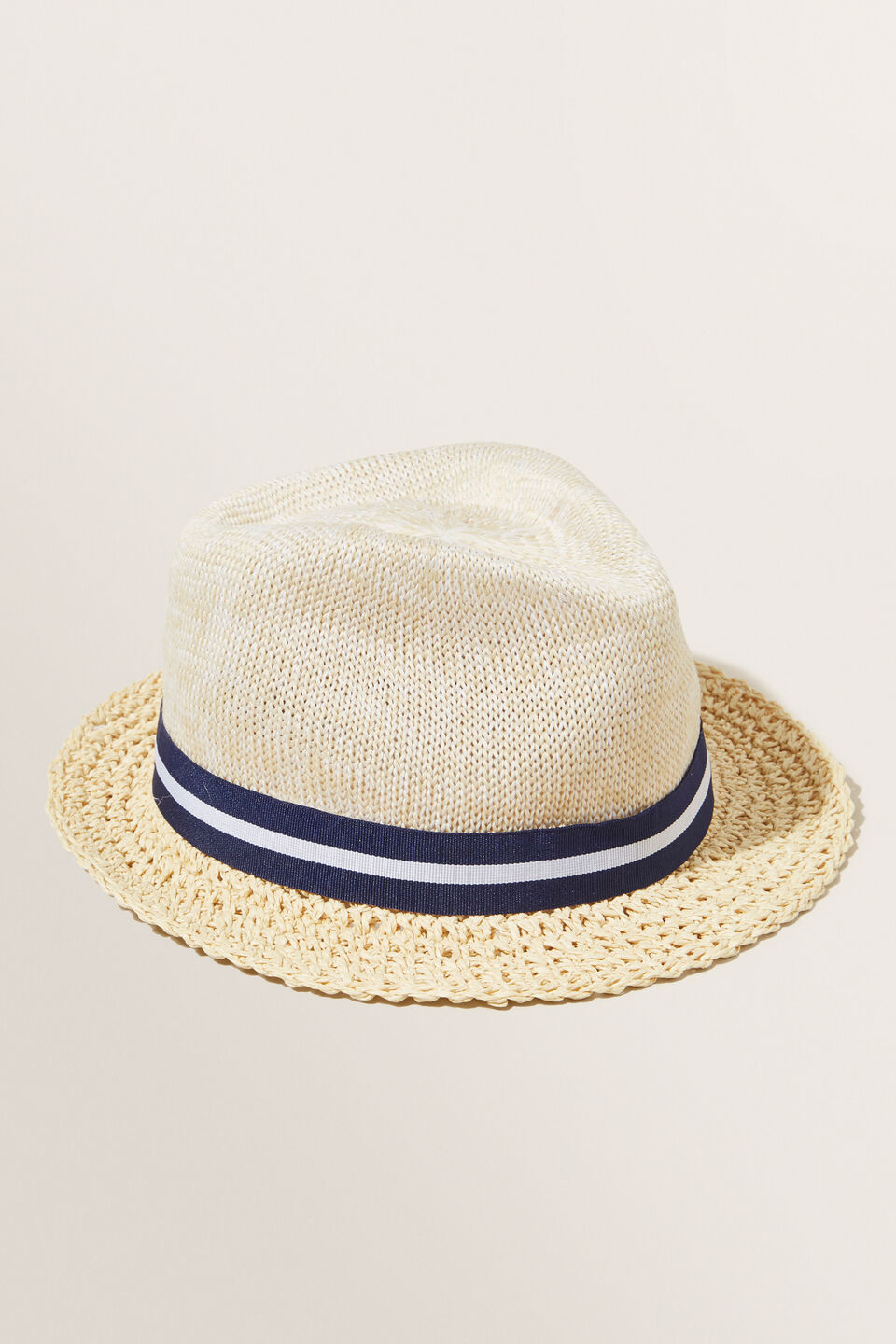 Woven Trilby Hat  Natural