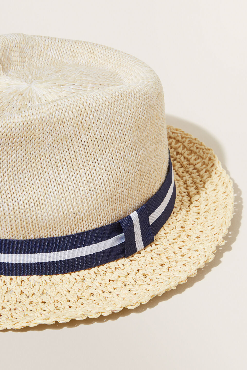 Woven Trilby Hat  Natural