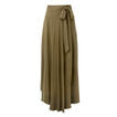 Olive Wrap Skirt    hi-res
