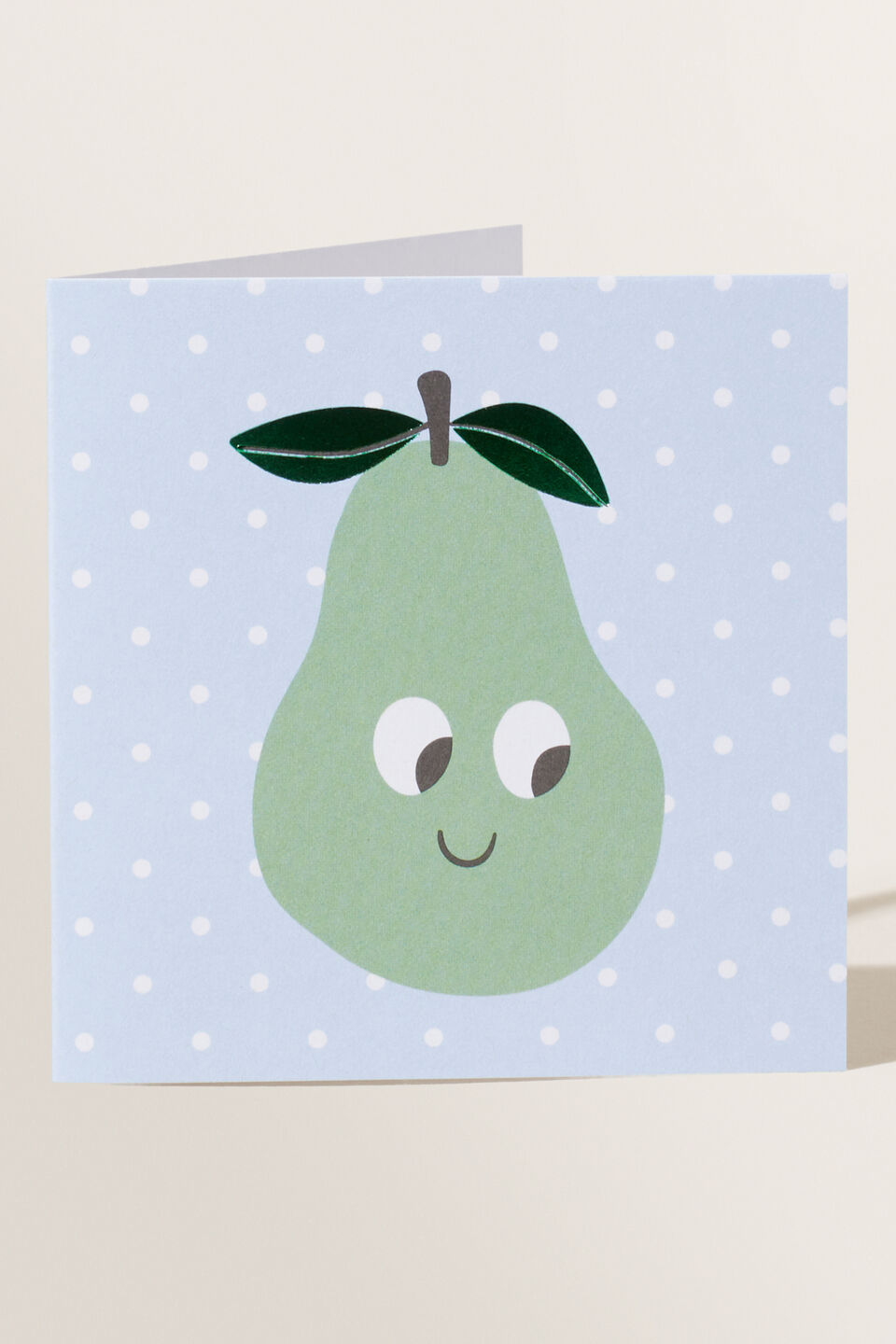 Small Baby Pear Card  Multi