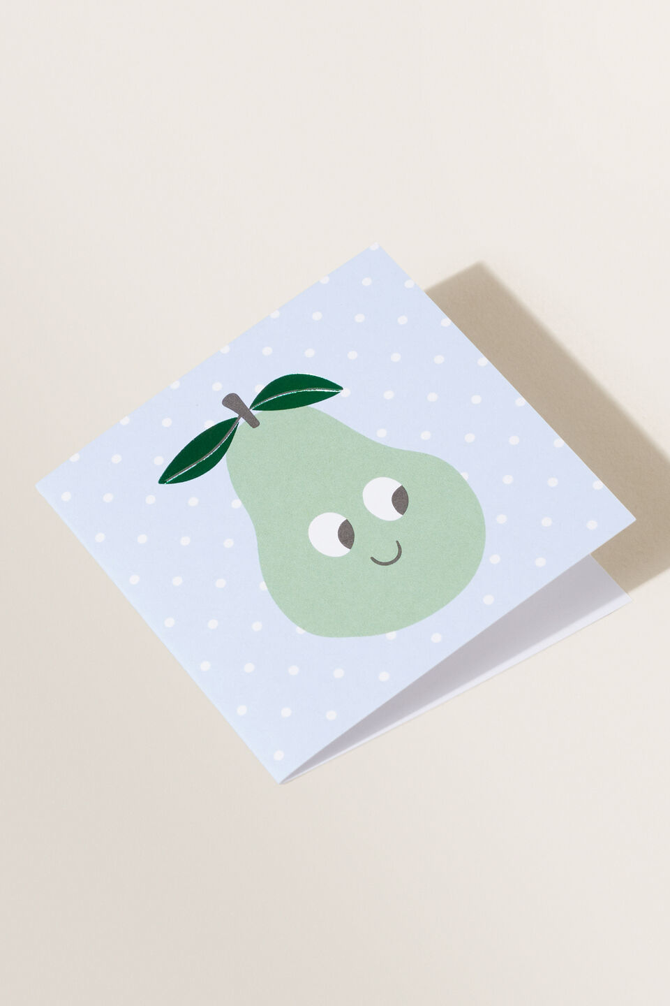 Small Baby Pear Card  Multi