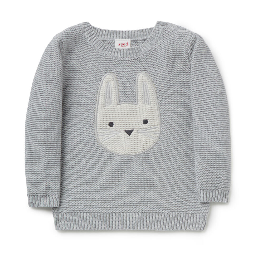 Bunny Crew Knit  