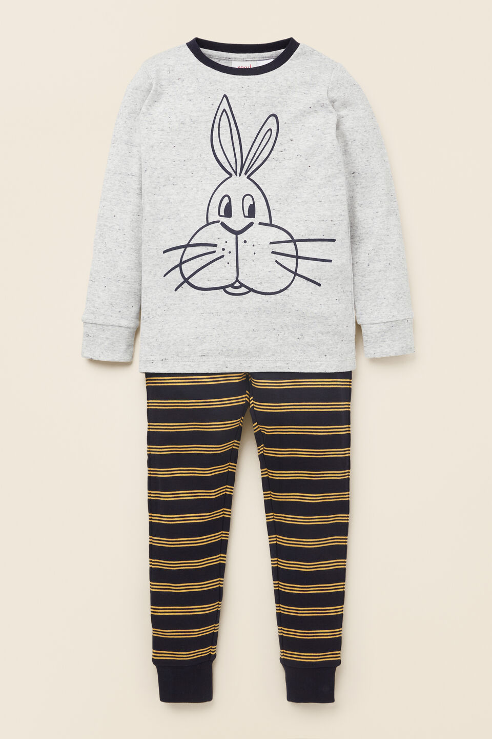 Stripe Bunny Pyjama  Cloudy Marle