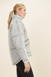 Crop Puffer  Stone Grey  hi-res