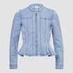 Peplum Denim Jacket    hi-res