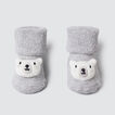 Grey Bear Rattle Socks    hi-res