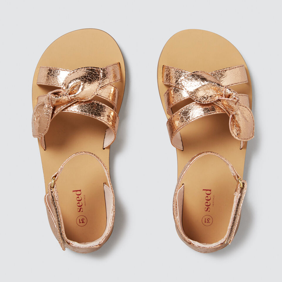 Cracked Bow Sandal  