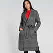 Longline Check Coat    hi-res