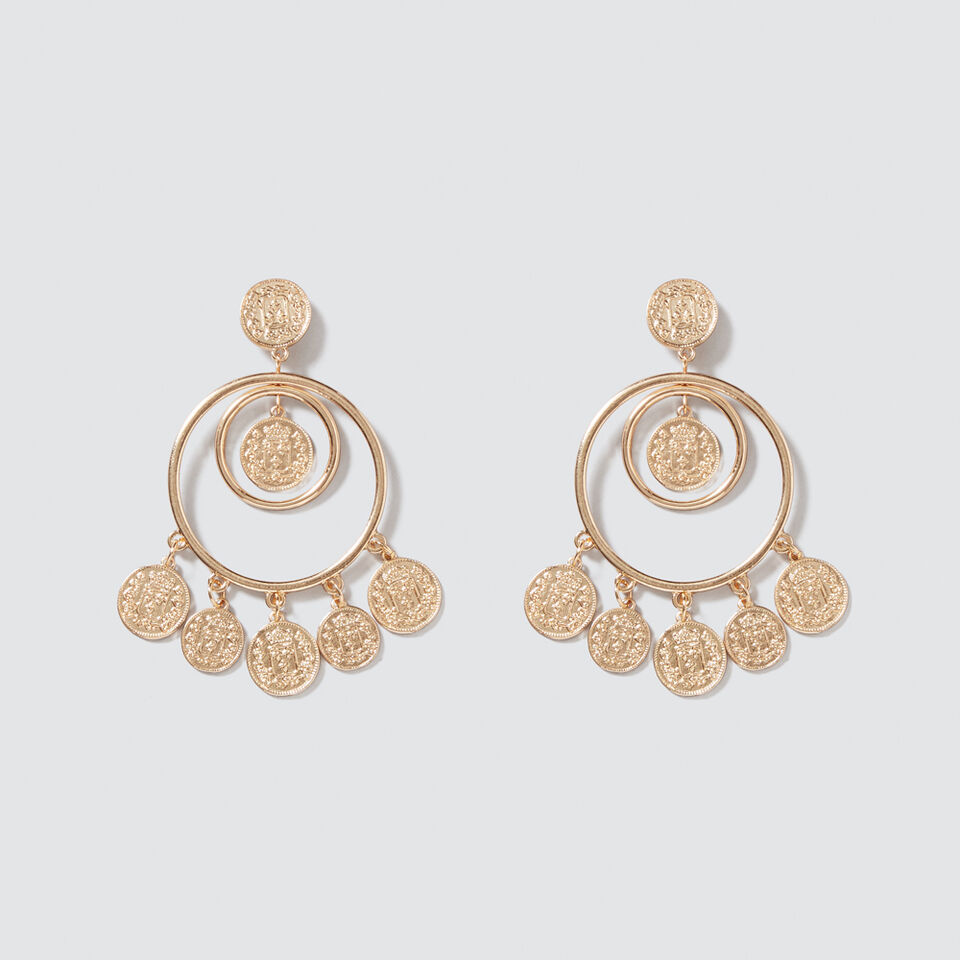 Coin Statement Earrings  9