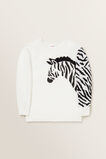 Zebra Sequin Sweater    hi-res