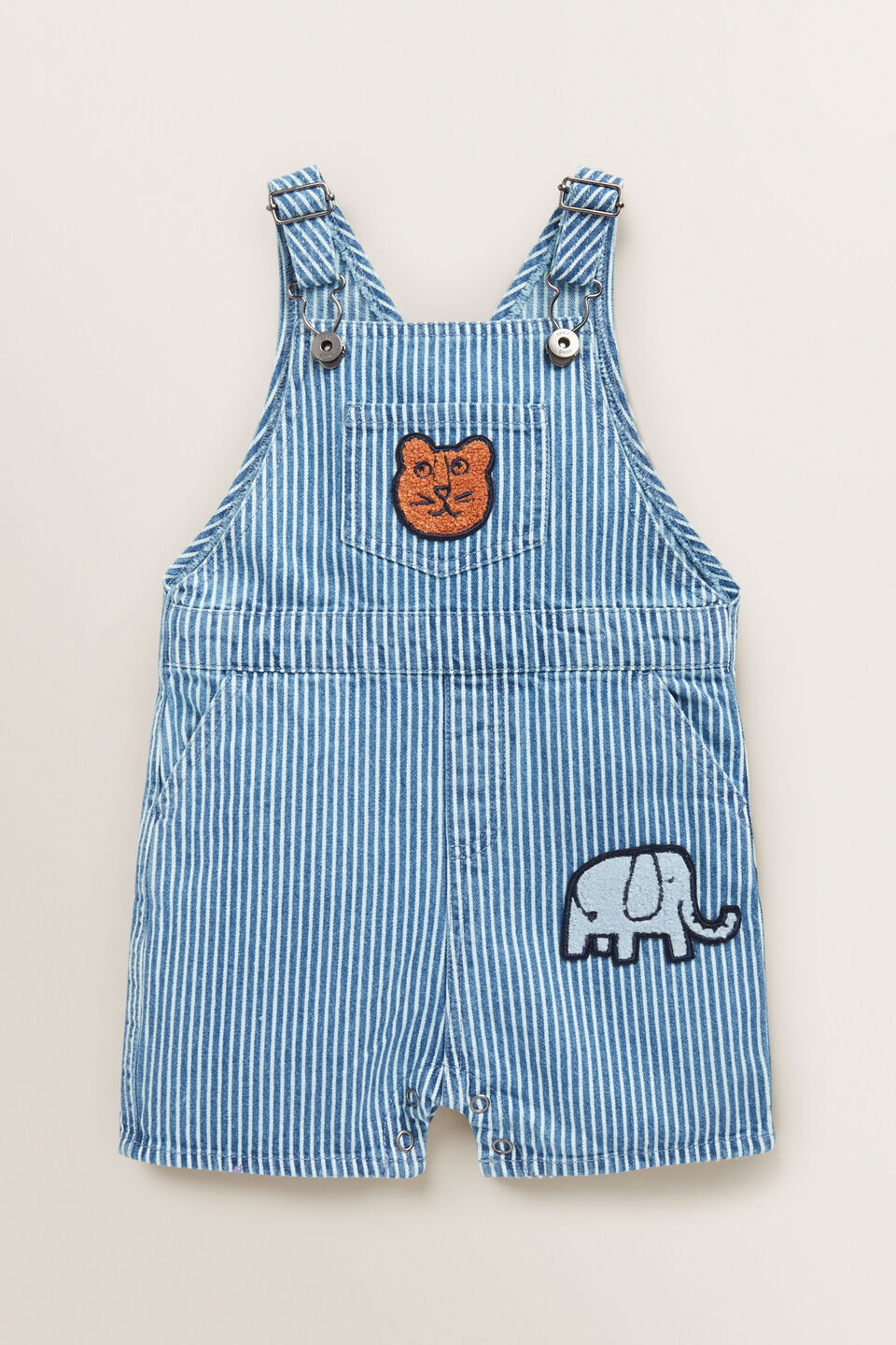 Stripe Denim Dungaree  