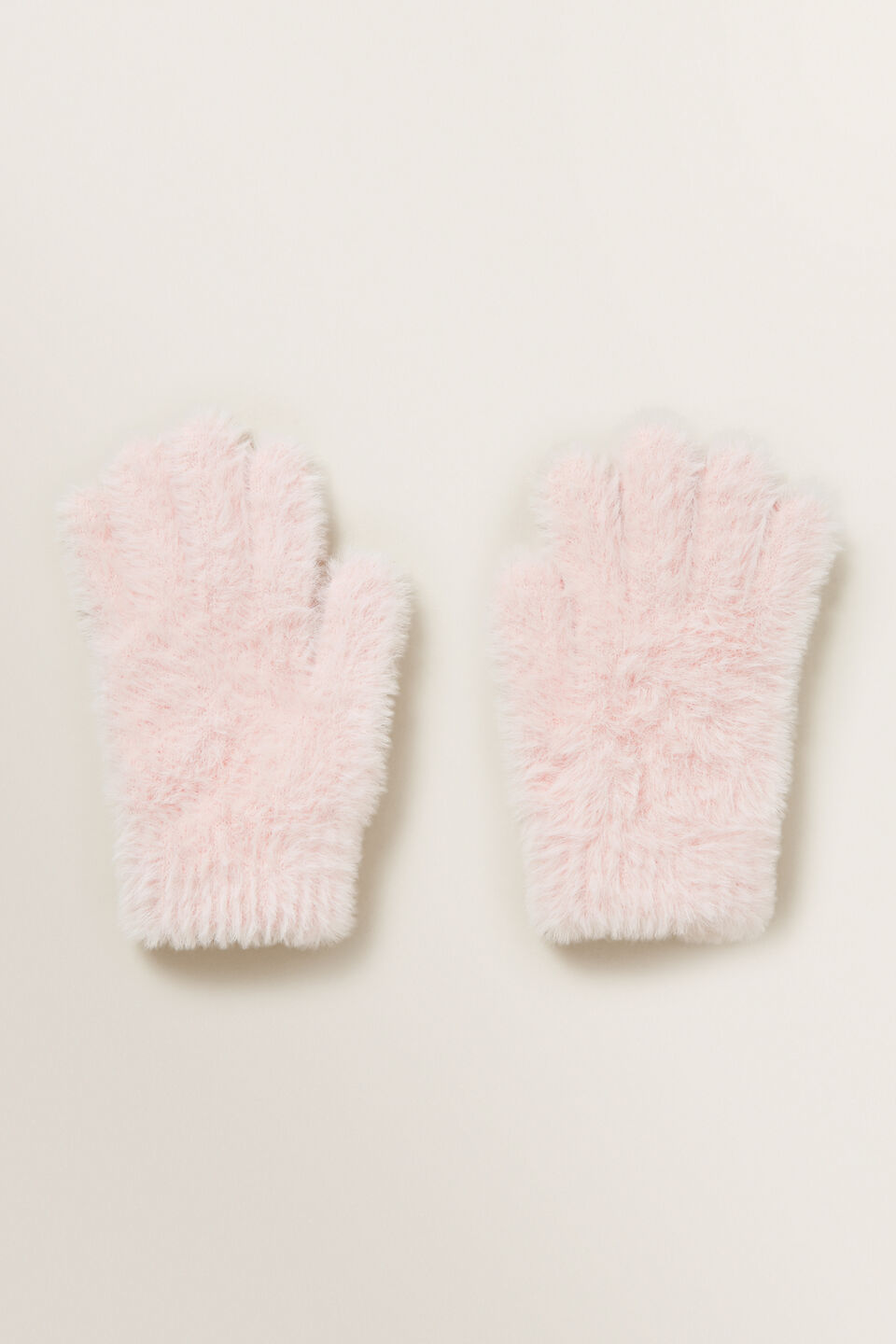 Fluffy Knit Gloves  