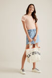 Button Denim Skirt    hi-res