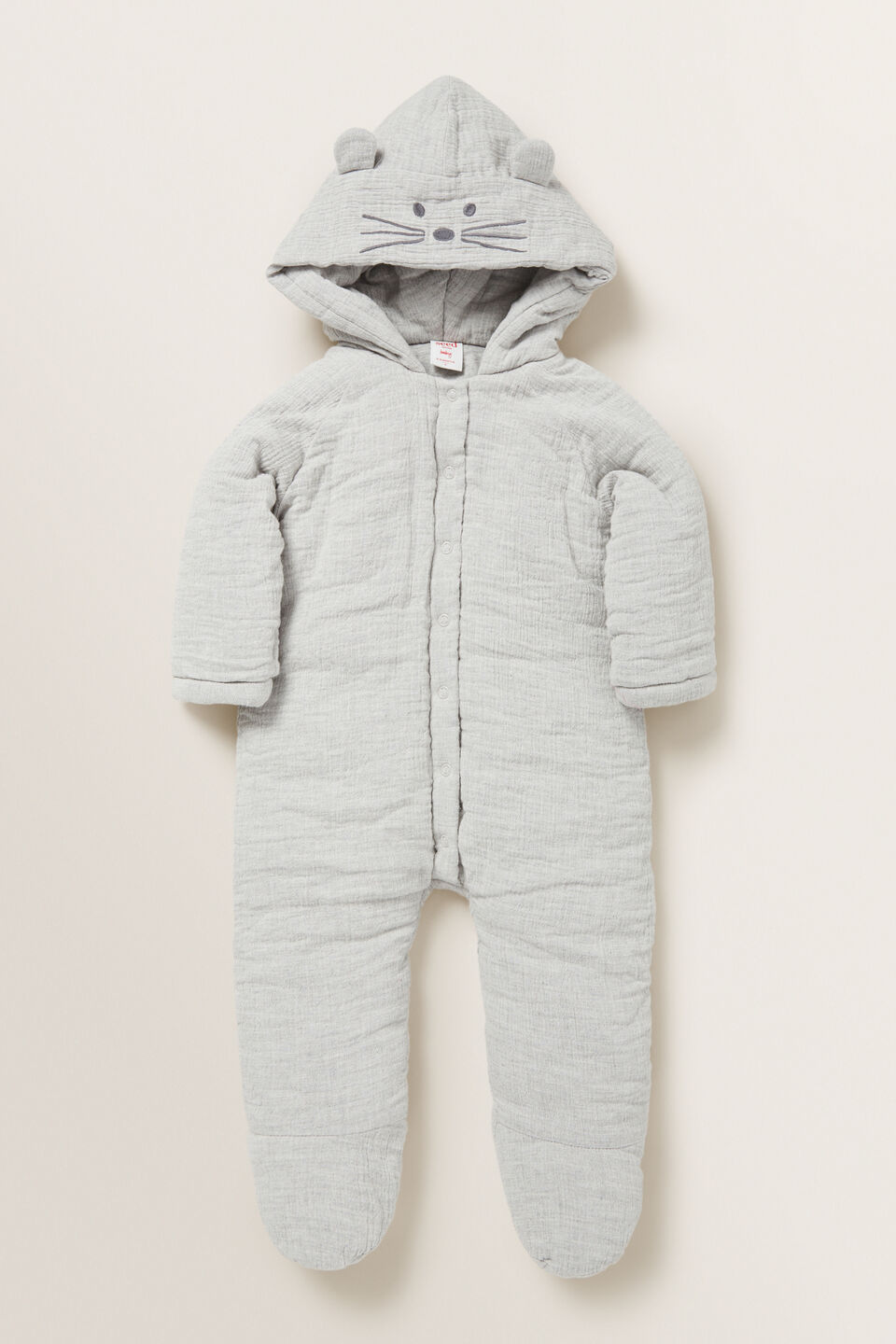 Hooded Cheesecloth Suit  Birch Marle