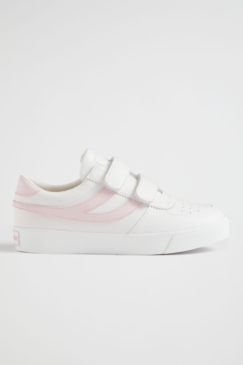 Superga Seattle Strap Sneaker  White Pink