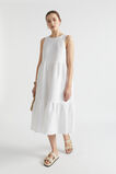 Core Linen Midi Dress  Whisper White  hi-res