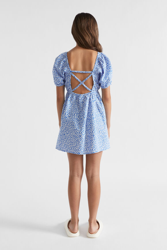 Ditsy Dress  Azure Blue  hi-res