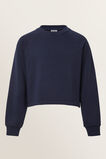 Cropped Sweater  Midnight Blue  hi-res