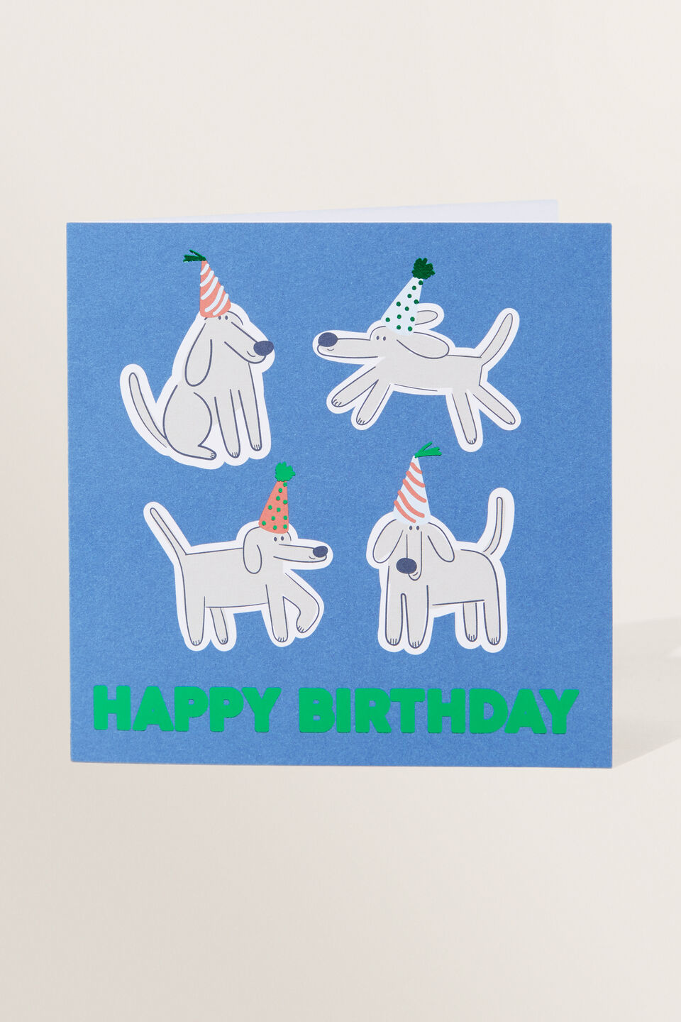 Large Dog Birthday Card  Multi