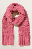 Chunky Chenille Scarf  Berry  hi-res
