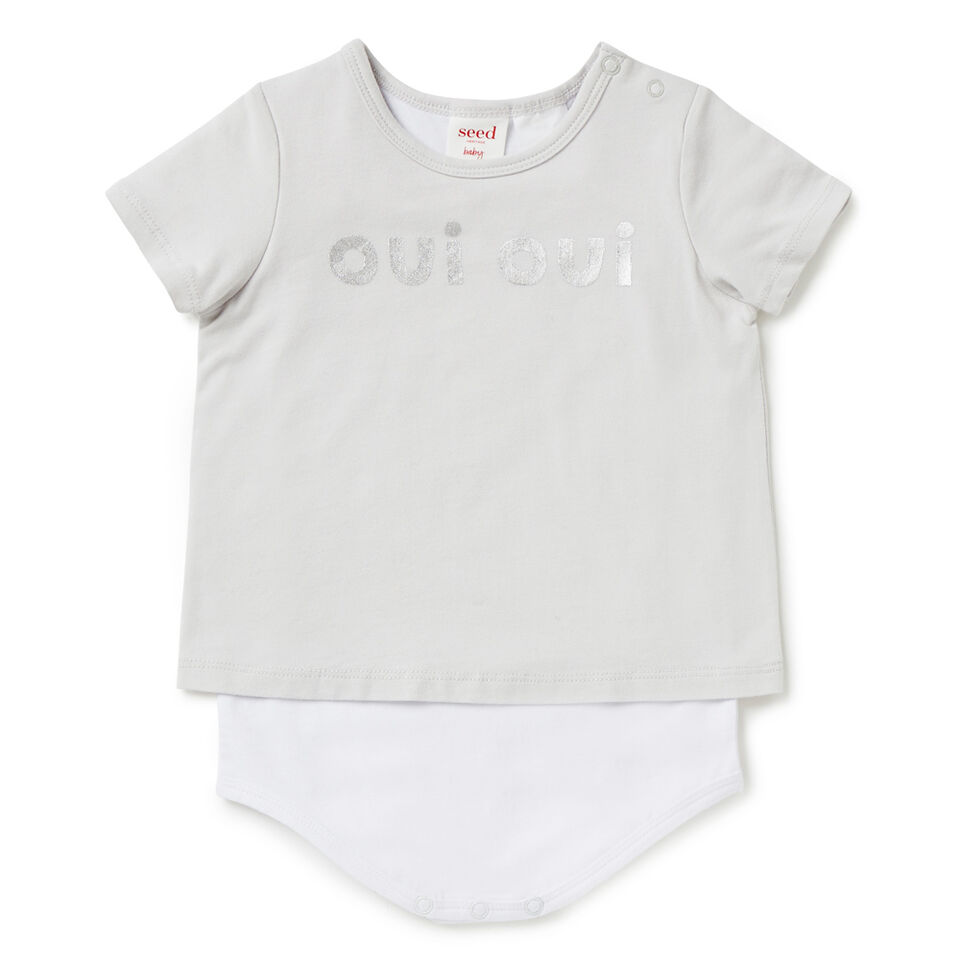 'Oui Oui' Layer Bodysuit  