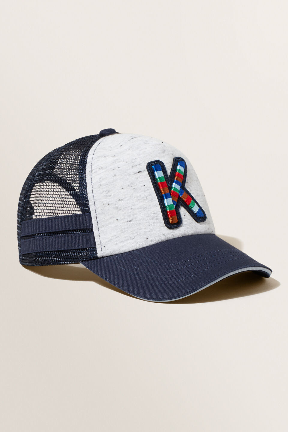 Embroidered Initial Cap  K