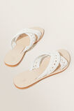 Willa Woven Raffia Sandal  White  hi-res