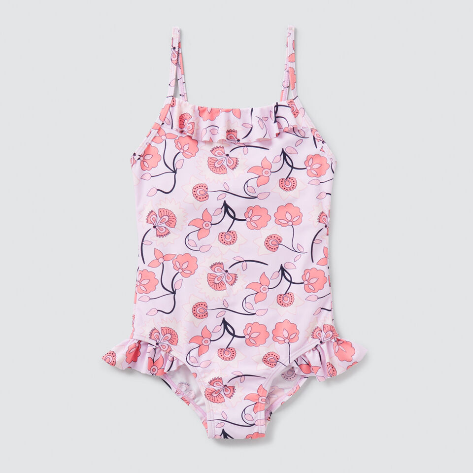 Floral Frill Bather  