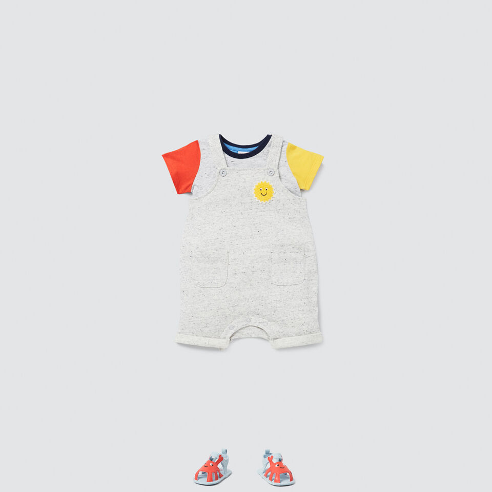 Sun Patch Short Overall  