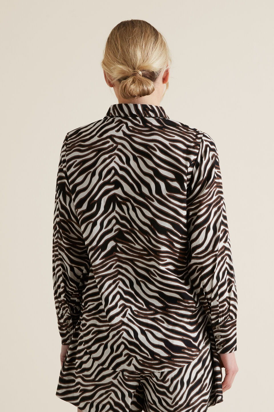 Zebra Voile Shirt  