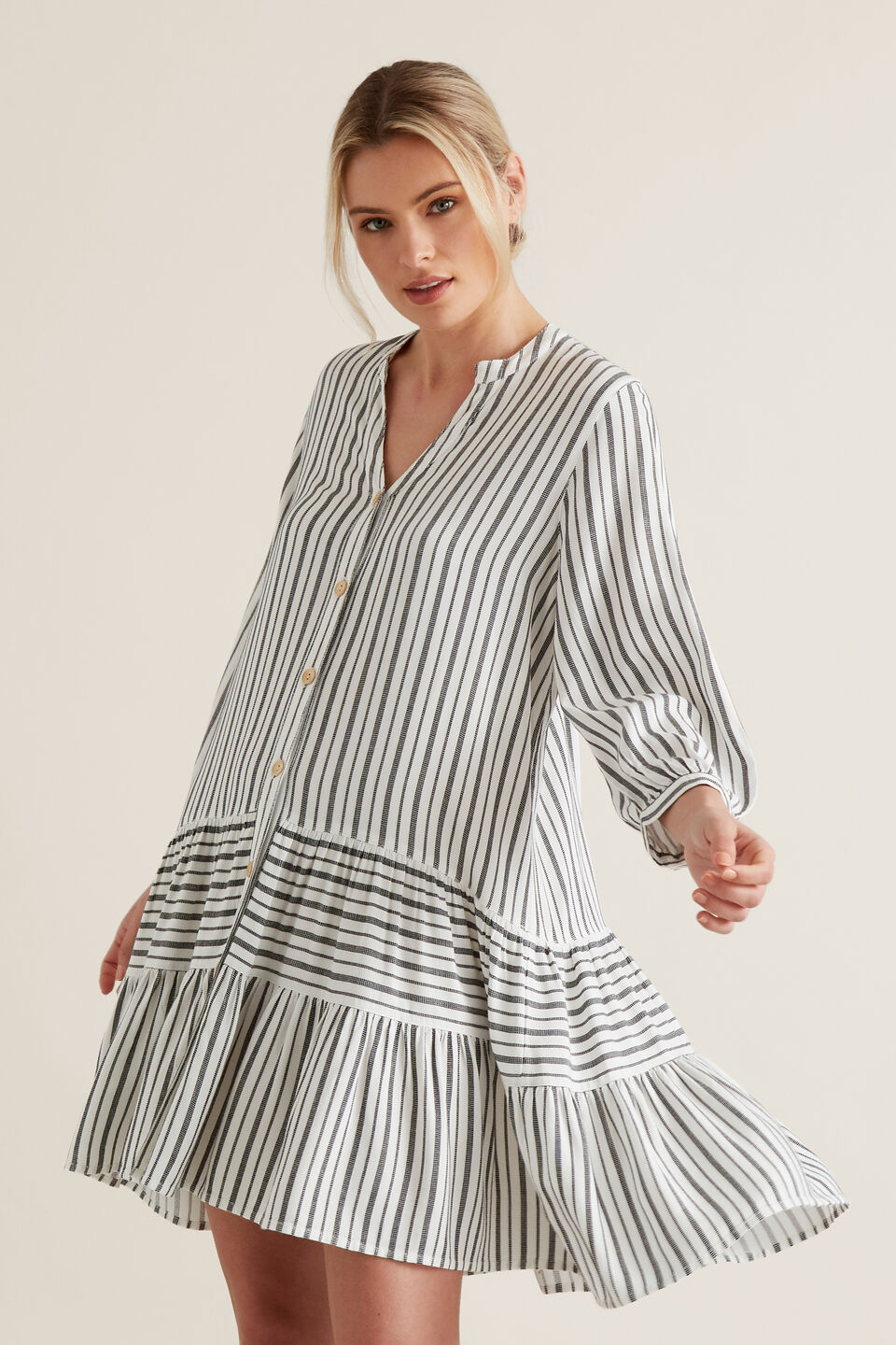 Mini Striped Dress  
