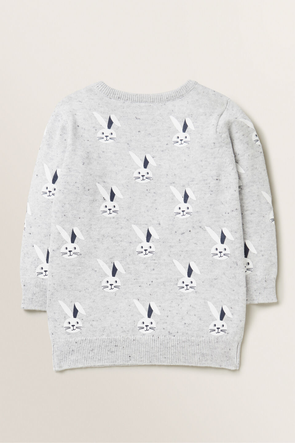 Bunny Print Knitted Sweater  