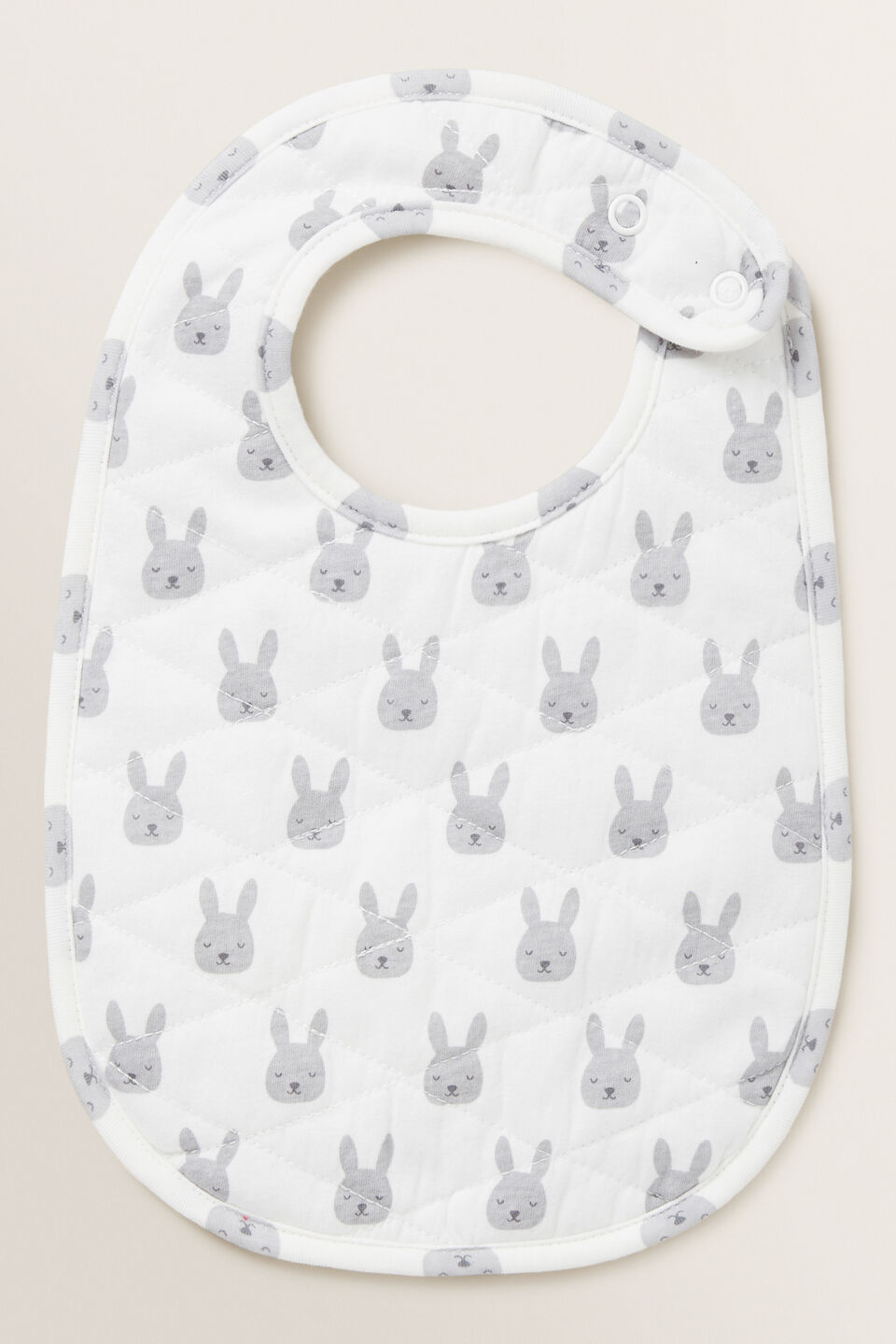 Bunny Quilted Bib  
